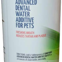 Dog Advanced Dental Water Additive Removes Tartar and Plaque and Reduces Periodontal Disease for Your Dog or Cat. The Most Advanced Dental Water Additive for Healthy Teeth, and Gums