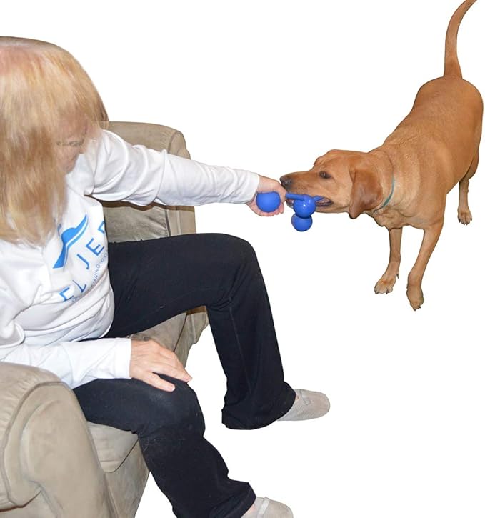 3 Ball Dog Toy - Your Puppy, Small Or Large Dog Will Love It. - 100% Non-Toxic Chew Dog Toy - Best for The Aggressive Dog Chewers - Durable and Tough