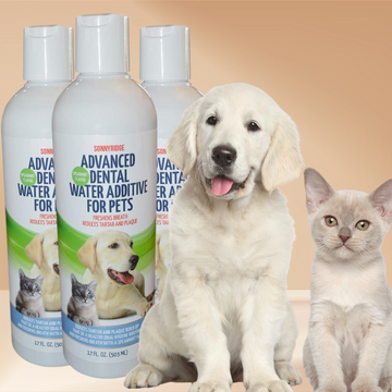 Dog Advanced Dental Water Additive Removes Tartar and Plaque and Reduces Periodontal Disease for Your Dog or Cat. The Most Advanced Dental Water Additive for Healthy Teeth, and Gums